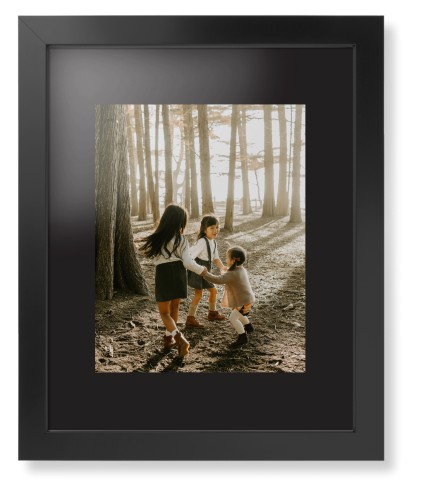 Photo Gallery Framed Print, Black, Contemporary, Black, Black, Single piece, 11x14, Multicolor