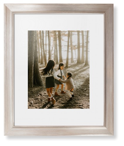 Photo Gallery Framed Print, Metallic, Modern, White, White, Single piece, 11x14, Multicolor, multi