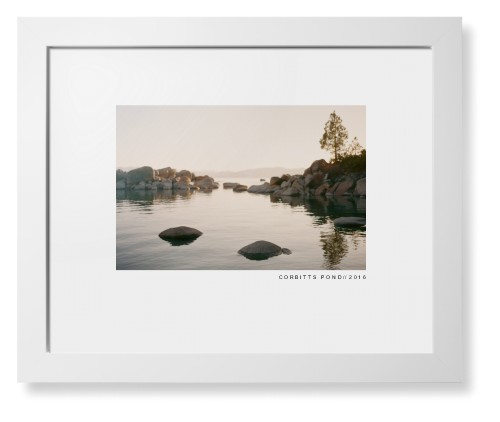 Modern Gallery Framed Print, White, Contemporary, White, White, Single piece, 11x14, White, white