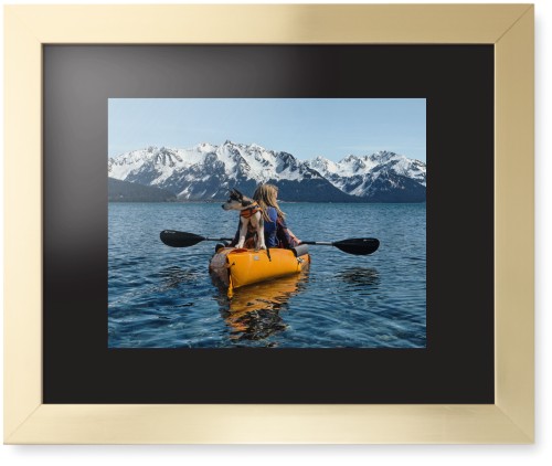 Photo Gallery Landscape Framed Print, Matte Gold, Contemporary, Black, Black, Single piece, 11x14, Multicolor, multi
