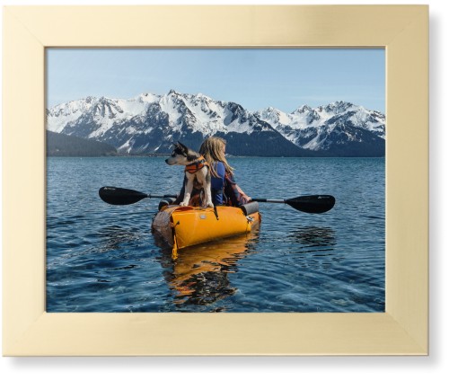 Photo Gallery Landscape Framed Print, Matte Gold, Contemporary, None, None, Single piece, 11x14, Multicolor, multi