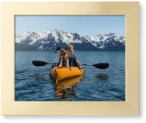 Photo Gallery Landscape Framed Print, Matte Gold, Contemporary, None, None, Single piece, 11x14, Multicolor