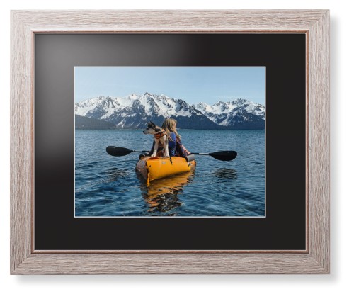 Photo Gallery Landscape Framed Print, Rustic, Modern, White, Black, Single piece, 11x14, Multicolor