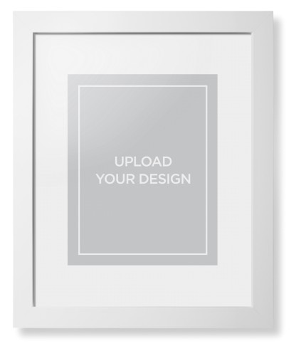 Upload Your Own Design Portrait Framed Print, White, Contemporary, None, White, Single piece, 11x14, Multicolor, multi