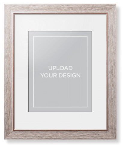 Upload Your Own Design Portrait Framed Print, Rustic, Modern, Black, White, Single piece, 11x14, Multicolor, multi