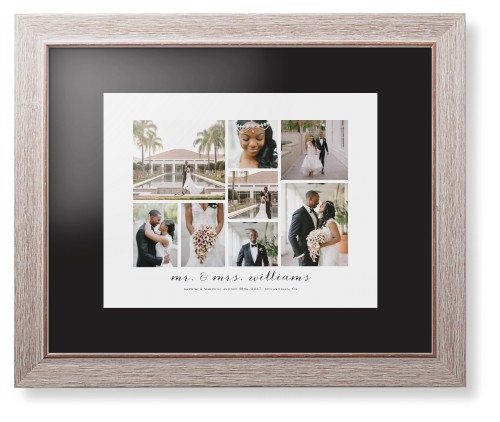 Clean Gallery Collage of Eight Framed Print, Rustic, Modern, None, Black, Single piece, 11x14, Multicolor, multi