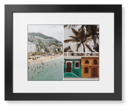 Gallery of Three Framed Print, Black, Contemporary, Black, White, Single piece, 11x14, Multicolor, multi