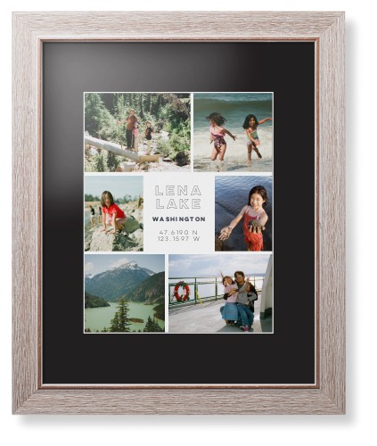 Modern Adventure Gallery Of Six Framed Print, Rustic, Modern, White, Black, Single piece, 11x14, Multicolor, multi