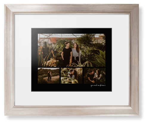 Modern Hero Gallery Of Four Framed Print, Metallic, Modern, Black, White, Single piece, 11x14, Multicolor, multi