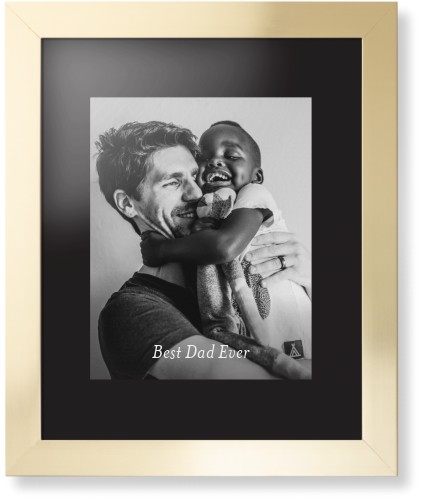 Gradient Portrait Framed Print, Matte Gold, Contemporary, None, Black, Single piece, 11x14, White, white