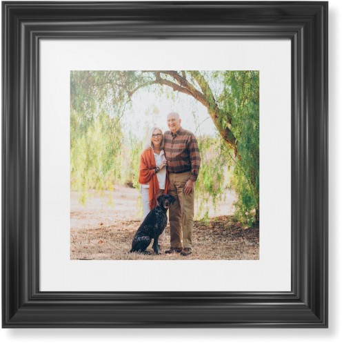 Landscape Photo Gallery Framed Print, Black, Classic, None, White, Single piece, 12x12, Multicolor, multi