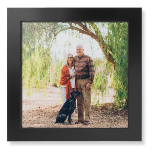 Landscape Photo Gallery Framed Print, Black, Contemporary, None, None, Single piece, 12x12, Multicolor, multi