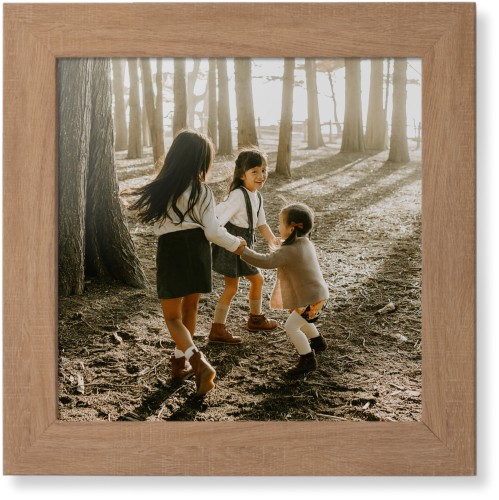 Photo Gallery Framed Print, Natural, Contemporary, None, None, Single piece, 12x12, Multicolor