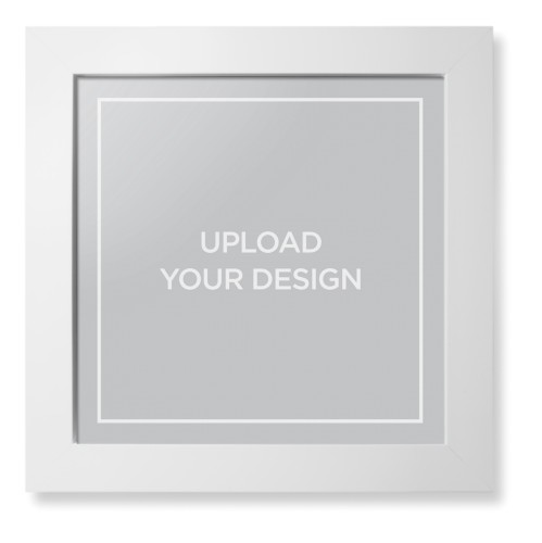Upload Your Own Design Framed Print, White, Contemporary, None, None, Single piece, 12x12, Multicolor
