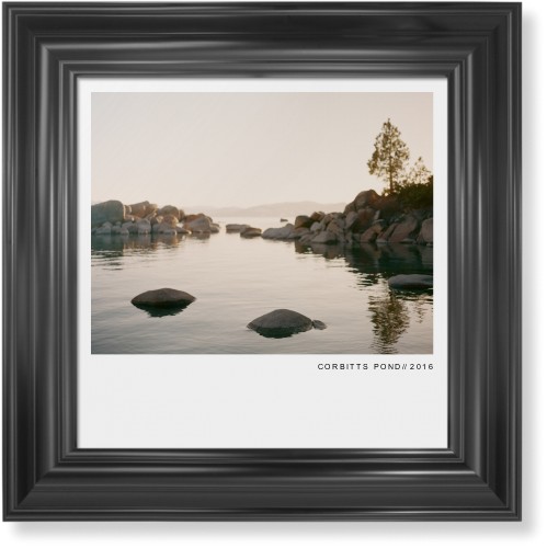 Modern Gallery Framed Print, Black, Classic, None, None, Single piece, 12x12, White