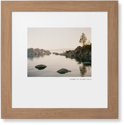 Modern Gallery Framed Print, Natural, Contemporary, White, White, Single piece, 12x12, White, white