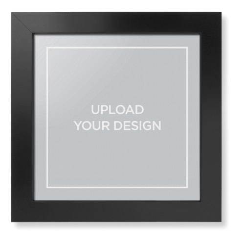 Upload Your Own Design Portrait Framed Print, Black, Contemporary, None, None, Single piece, 12x12, Multicolor, multi