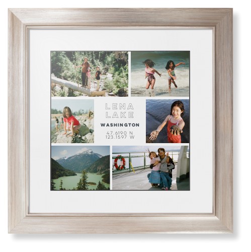 Modern Adventure Gallery Of Six Framed Print, Metallic, Modern, Black, White, Single piece, 12x12, Multicolor, multi