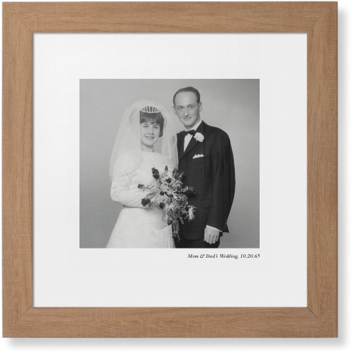 Modern Gallery of One Portrait Framed Print, Natural, Contemporary, White, White, Single piece, 12x12, Multicolor