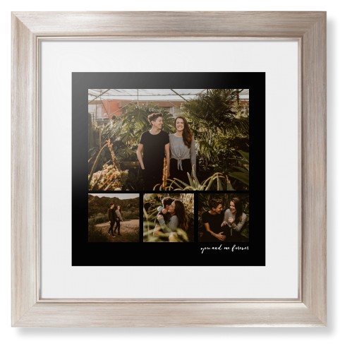 Modern Hero Gallery Of Four Framed Print, Metallic, Modern, None, White, Single piece, 12x12, Multicolor, multi