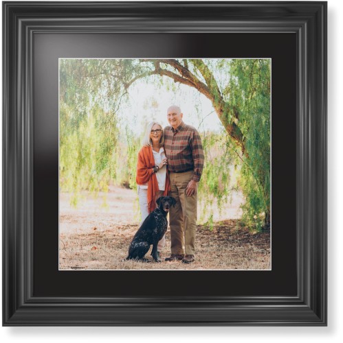 Landscape Photo Gallery Framed Print, Black, Classic, White, Black, Single piece, 16x16, Multicolor, multi