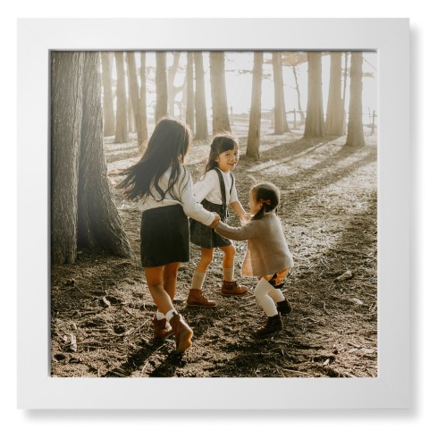 Photo Gallery Framed Print, White, Contemporary, None, None, Single piece, 16x16, Multicolor