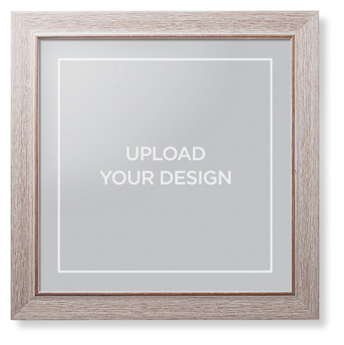 Upload Your Own Design Portrait Framed Print, Rustic, Modern, None, None, Single piece, 16x16, Multicolor, multi