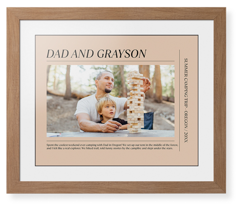 Editorial Snapshot Framed Print, Natural, Contemporary, Black, White, Single piece, 16x20, Beige, sand