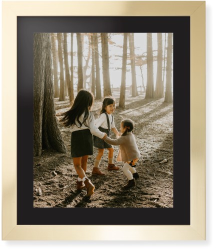 Photo Gallery Framed Print, Matte Gold, Contemporary, None, Black, Single piece, 16x20, Multicolor