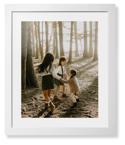 Photo Gallery Framed Print, White, Contemporary, None, White, Single piece, 16x20, Multicolor