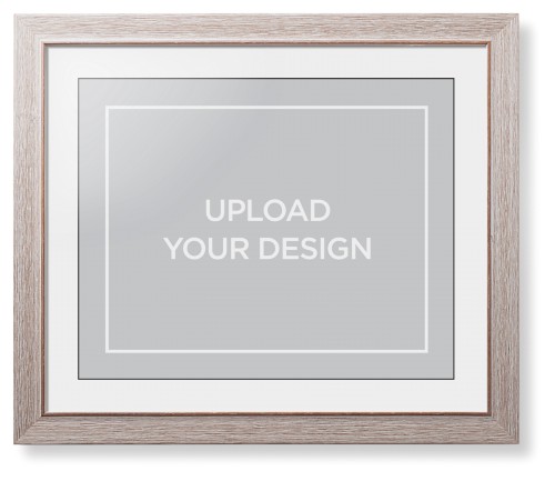 Upload Your Own Design Framed Print, Rustic, Modern, Black, White, Single piece, 16x20, Multicolor, multi
