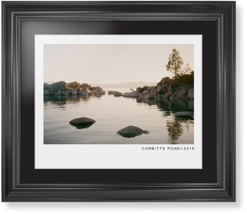 Modern Gallery Framed Print, Black, Classic, White, Black, Single piece, 16x20, White, white