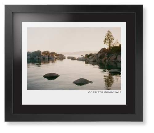 Modern Gallery Framed Print, Black, Contemporary, None, Black, Single piece, 16x20, White, white