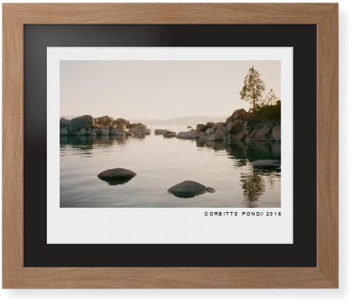 Modern Gallery Framed Print, Natural, Contemporary, White, Black, Single piece, 16x20, White, white