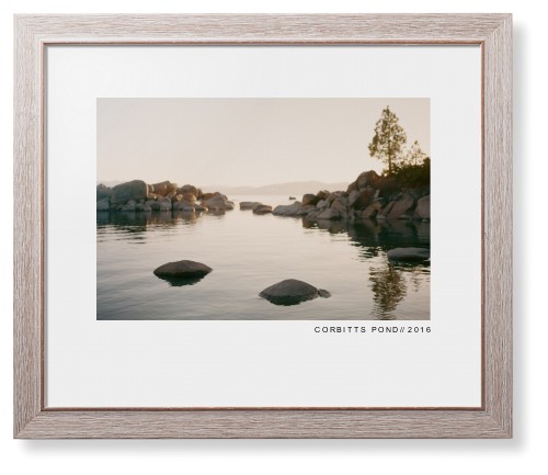 Modern Gallery Framed Print, Rustic, Modern, None, White, Single piece, 16x20, White