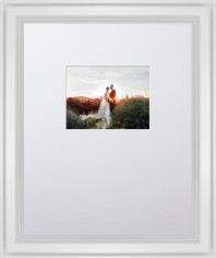 offset rectangle landscape deluxe mat framed print