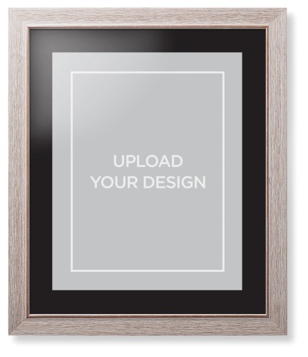 Upload Your Own Design Portrait Framed Print, Rustic, Modern, None, Black, Single piece, 16x20, Multicolor