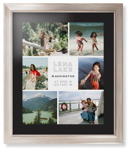 Modern Adventure Gallery Of Six Framed Print, Metallic, Modern, Black, Black, Single piece, 16x20, Multicolor, multi