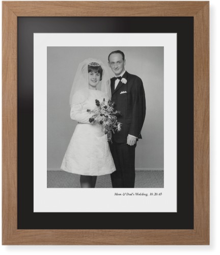 Modern Gallery of One Portrait Framed Print, Natural, Contemporary, White, Black, Single piece, 16x20, Multicolor, multi