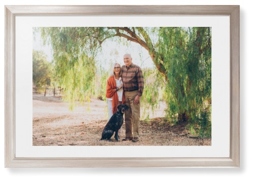 Landscape Photo Gallery Framed Print, Metallic, Modern, None, White, Single piece, 20x30, Multicolor, multi