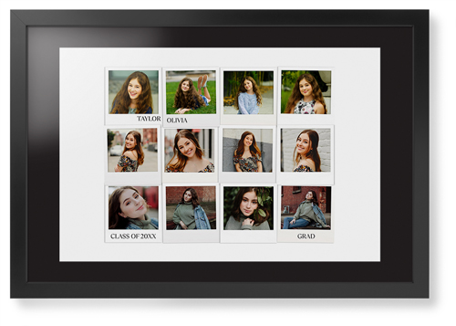 Photo Memories Framed Print, Black, Contemporary, Black, Black, Single piece, 20x30, White