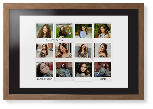 Photo Memories Framed Print, Natural, Contemporary, White, Black, Single piece, 20x30, White