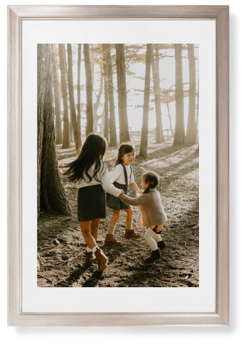 Photo Gallery Framed Print, Metallic, Modern, White, White, Single piece, 20x30, Multicolor