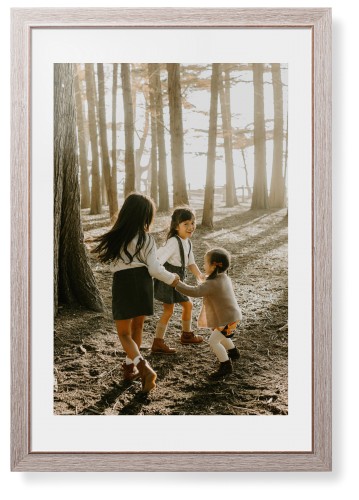 Photo Gallery Framed Print, Rustic, Modern, None, White, Single piece, 20x30, Multicolor, multi