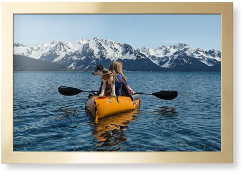 Photo Gallery Landscape Framed Print, Matte Gold, Contemporary, None, None, Single piece, 20x30, Multicolor, multi