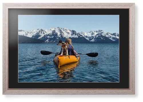 Photo Gallery Landscape Framed Print, Rustic, Modern, White, Black, Single piece, 20x30, Multicolor, multi