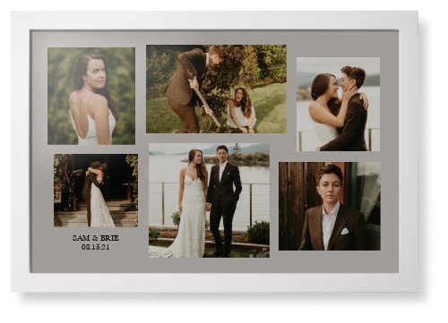 Gallery Collage of Six Framed Print, White, Contemporary, None, None, Single piece, 20x30, Multicolor, multi