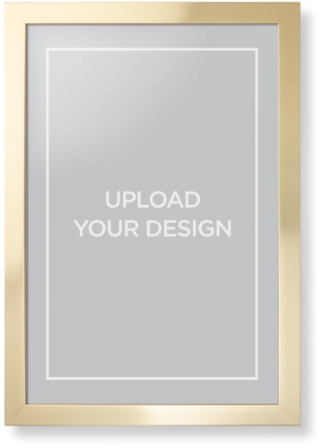 Upload Your Own Design Portrait Framed Print, Matte Gold, Contemporary, None, None, Single piece, 20x30, Multicolor, multi
