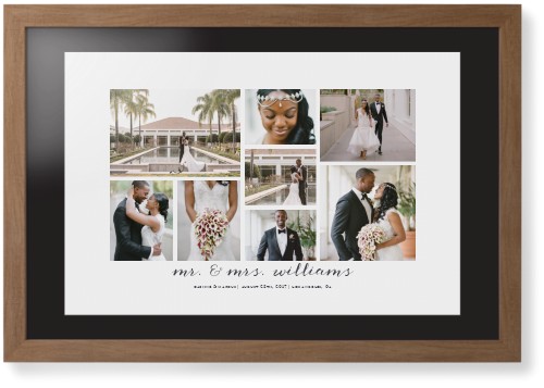 Clean Gallery Collage of Eight Framed Print, Natural, Contemporary, Black, Black, Single piece, 20x30, Multicolor