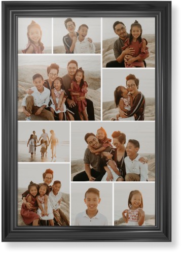 Gallery of Ten Framed Print, Black, Classic, None, None, Single piece, 20x30, Multicolor, multi